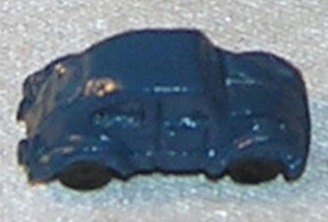 Dollhouse Miniature Toy, Volkswagen Beatle, Blue